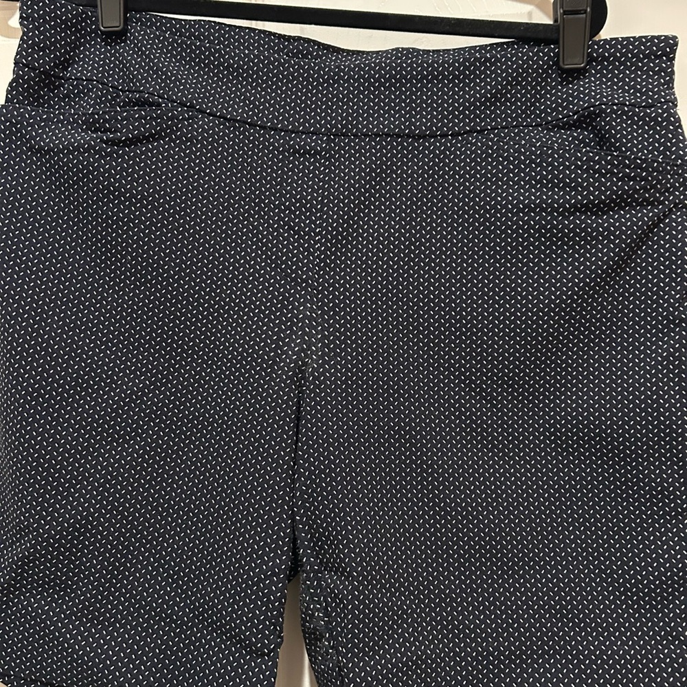 Hilary Radley Navy and White Patterned Garment